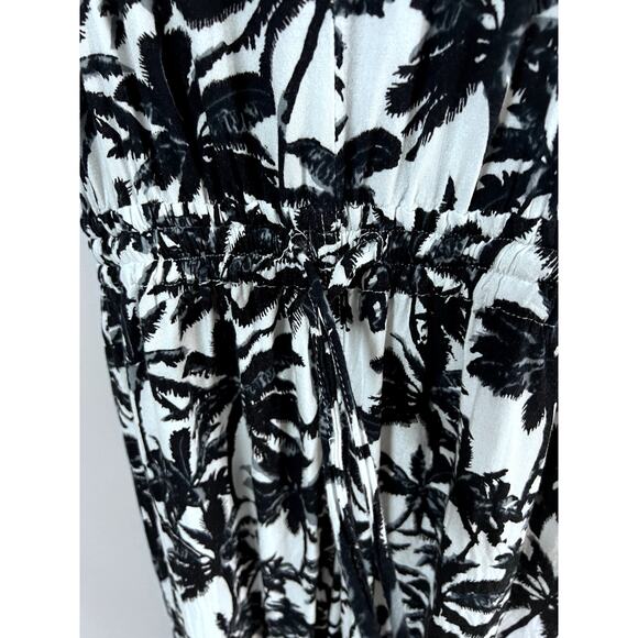 Vacation Palm Tree Romper Jogger Style Large - Picture 3 of 7